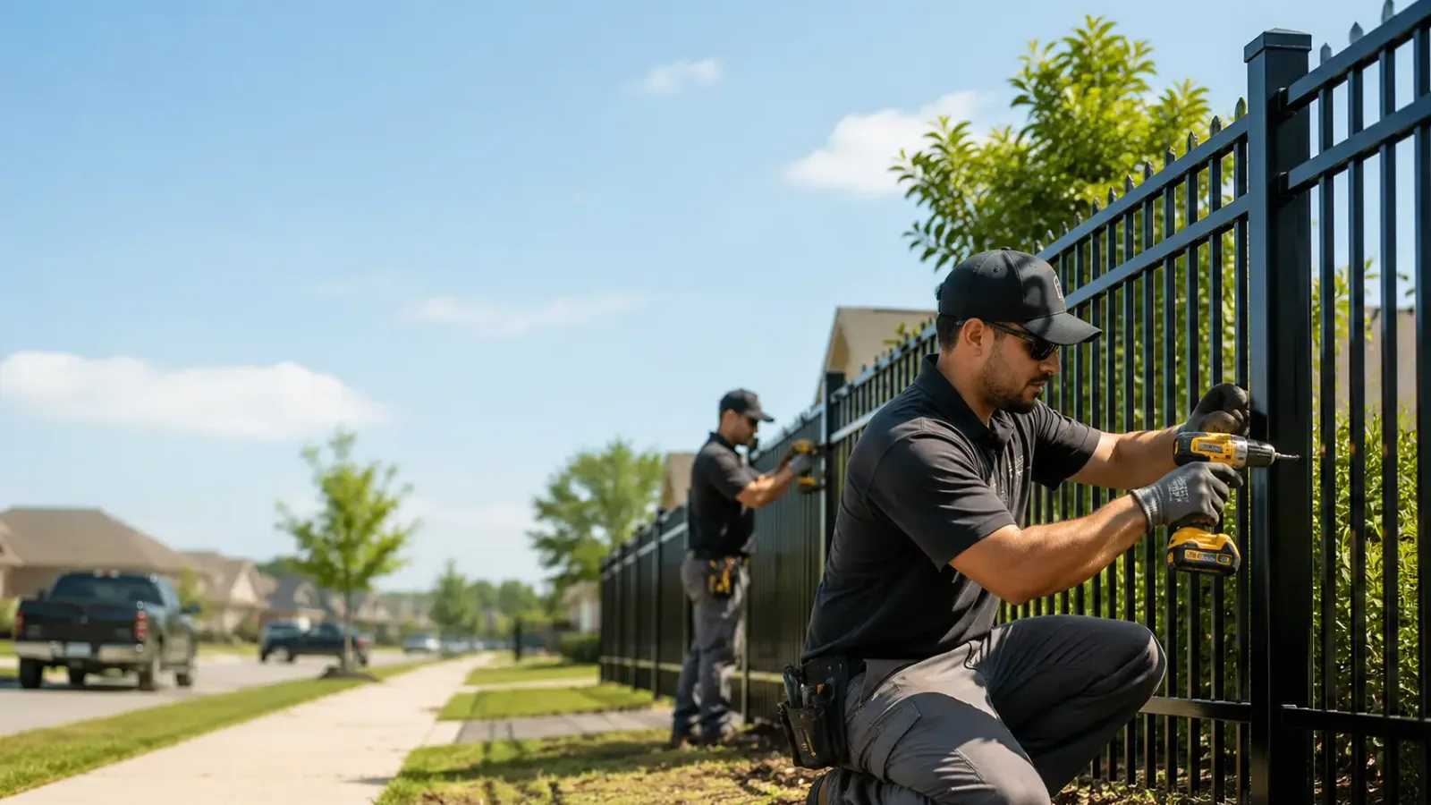 Metal Fence Installation in Keller, WA